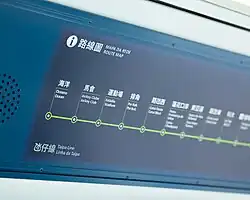 Route Map of Ocean Cruiser