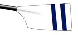 Image showing the rowing club's blade colours