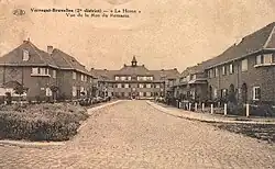 Rue du Romarin/Rosmarijnstraat seen from Chaussée Romaine/Romeinsesteenweg c. 1935