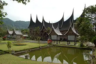 Main building of Minangkabau Culture Documentation and Information Center