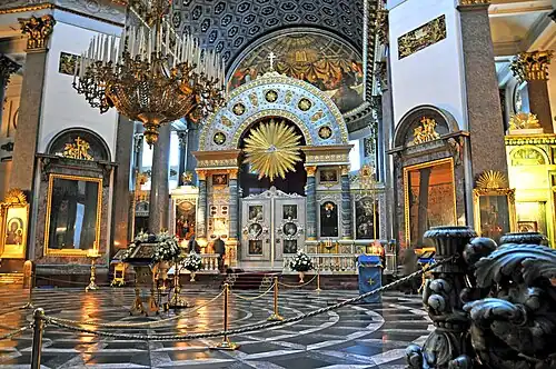 Main view of the iconostasis