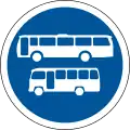 Buses and midi-buses only