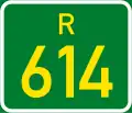 Regional route R614 shield