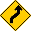 P-1-4 Double curve (first to right) (left if reversed)
