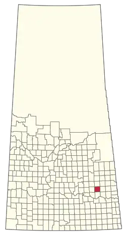 Location of the RM of Stanley No. 215 in Saskatchewan