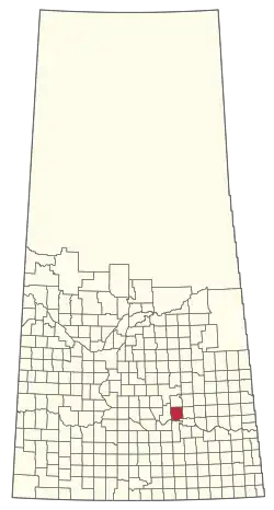 Location of the RM of Cupar No. 218 in Saskatchewan
