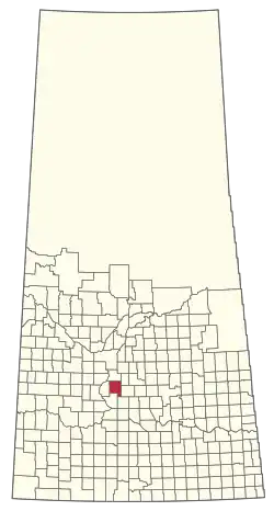 Location of the RM of Rosedale No. 283 in Saskatchewan