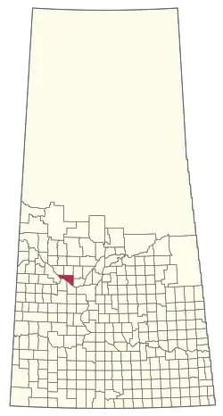 Location of the RM of Mayfield No. 406 in Saskatchewan