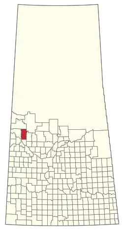 Location of the RM of Mervin No. 499 in Saskatchewan