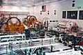 Overview of the SSPF factory floor filled with space station modules