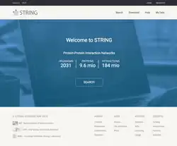 STRING home page