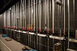 Stagecraft&nbsp;– a locking rail backstage