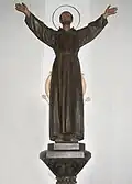 Saint Francis in the church of Saint Antony in Ortisei, 1914