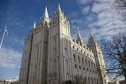 Image 11The LDS Salt Lake Temple, the primary attraction in the city's Temple Square (from Utah)