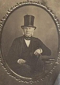 Samuel Jarvis, pictured in a black and white photo seated facing the camera.
