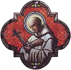Saint Bruno, founder of the Carthusian Order to whom the church of Voiron is dedicated.