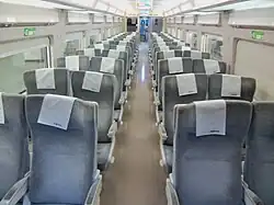Standard class interior of class 110000