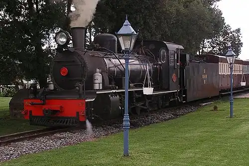 Henschel-built no. NG17 at Sandstone Estates, 25 February 2005