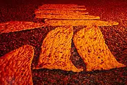 Sangak bread must be baked on smooth pebbles.