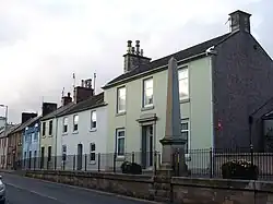 The cross at Sanquhar was transformed into a Covenanter monument in 1856