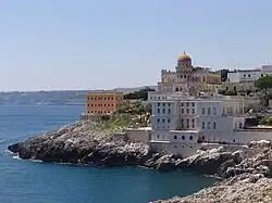 View from the bay of Santa Cesarea Terme