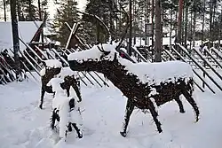 Santa Claus Village at Rovaniemi, Finlnd