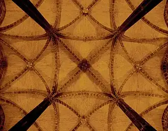 Ceiling of the Chapter Hall.