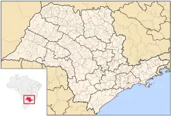 Location of Rio Grande da Serra
