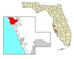 Location in Sarasota County, Florida