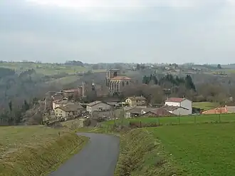 A general view of Sauviat