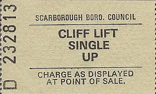 South Cliff Lift ticket