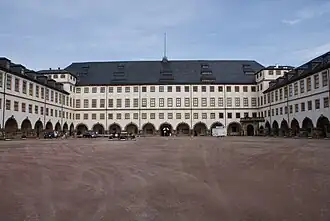 Patio of Friedenstein Castle