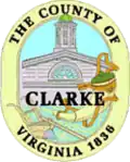 Official seal of Clarke County