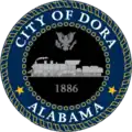 Official seal of Dora, Alabama