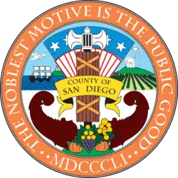 Official seal of San Diego County
