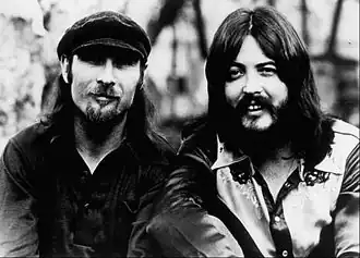 Crofts (right) with Jim Seals in 1975