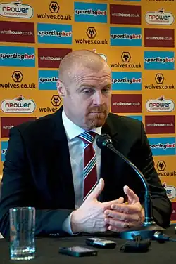 Sean Dyche during an interview