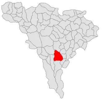 Location in Alba County