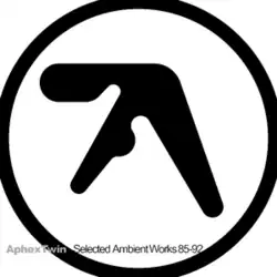 The Aphex Twin logo with "Aphex Twin ― Selected Ambient Works 85-92" printed on the bottom.