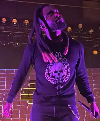 Shaboozey performing in 2024