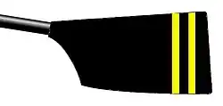 Image showing the rowing club's blade colours