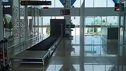 Baggage claim area