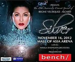 A poster of the concert Silver