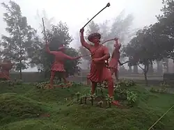 A memorial for Tanaji and his soldiers