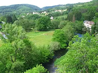 A general view of Châteauneuf-les-Bains