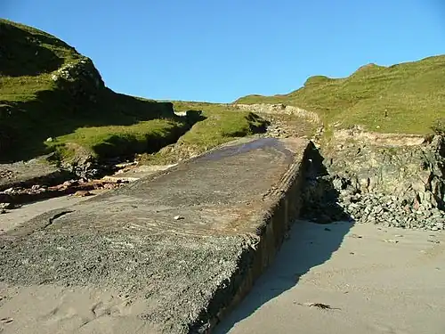Slipway onto the beach