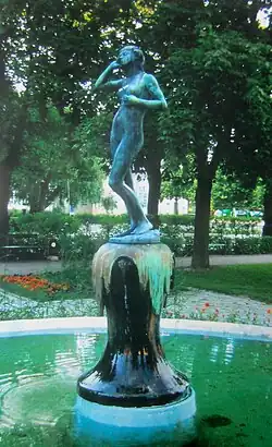 Snöklockan in the park Kronbergs Minne since 1910, Falun.[14]