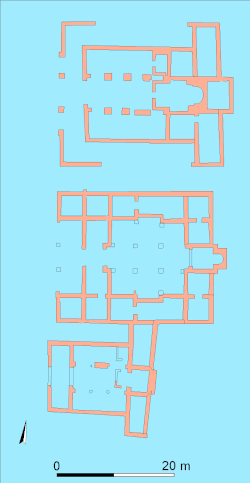 Ground plan of church