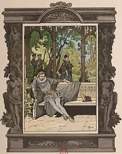 The Princess de Clèves and the Duke de Nemours on the banket, not seeing her (Part IV)