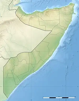 Merca is located in Somalia